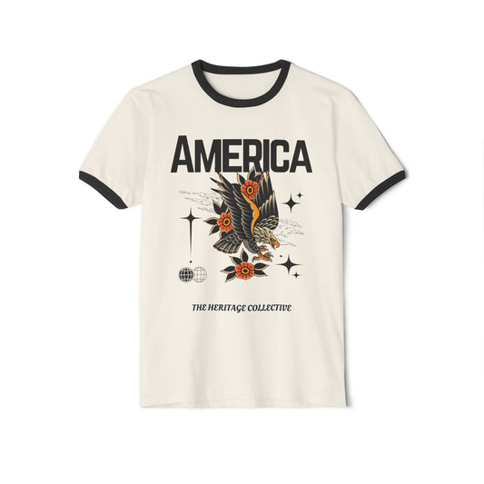 America Eagle T-Shirt - Unisex Cotton Tee