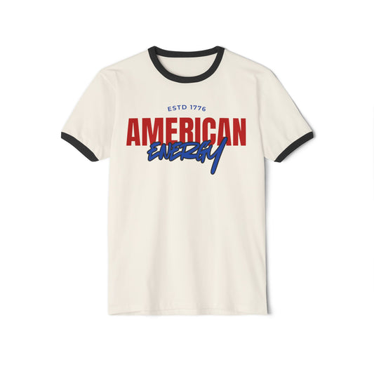 American Energy Red T-Shirt - Unisex Cotton Tee