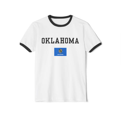 Oklahoma Flag T-Shirt - Unisex Cotton Tee