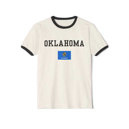 Oklahoma Flag T-Shirt - Unisex Cotton Tee