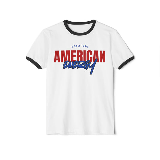 American Energy Red T-Shirt - Unisex Cotton Tee